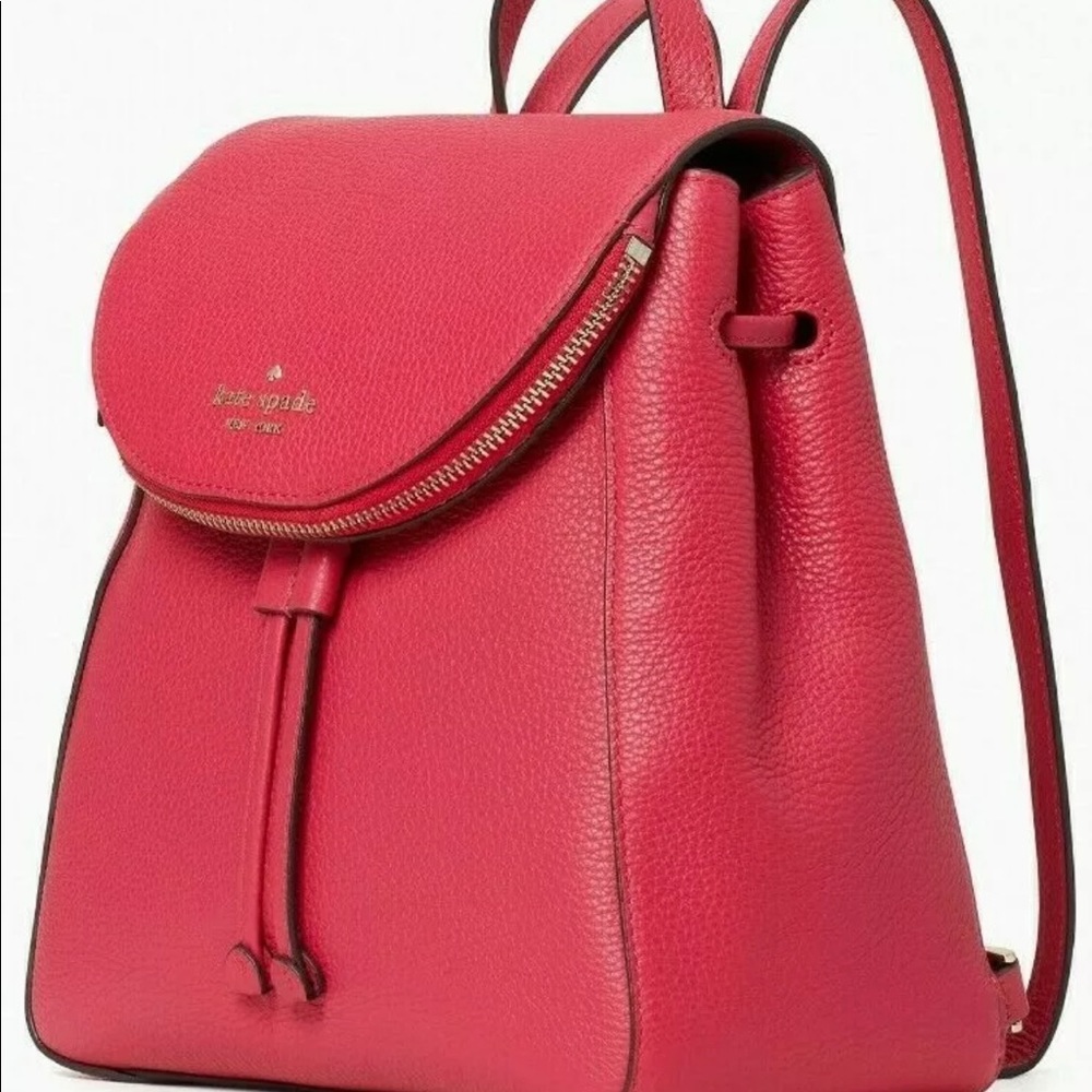 kate spade Hot Pink Leather Backpack